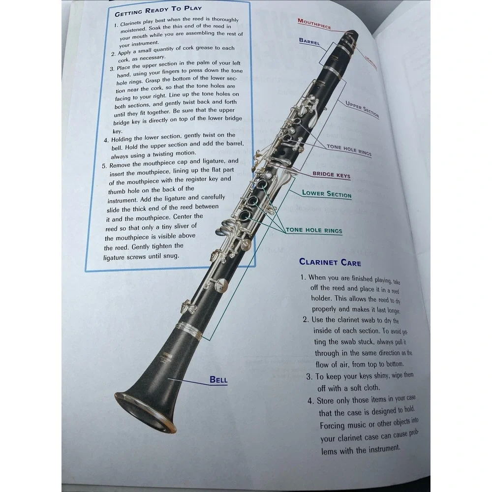 Accent on Achievement Beginner‎ Clarinet Music Sheets Clarinet, Book w/ New CD